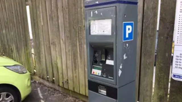 Parking machine in Stoke-on-Trent