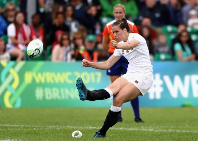 Emily Scarratt of England