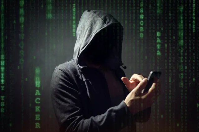 Cyber crime concept image