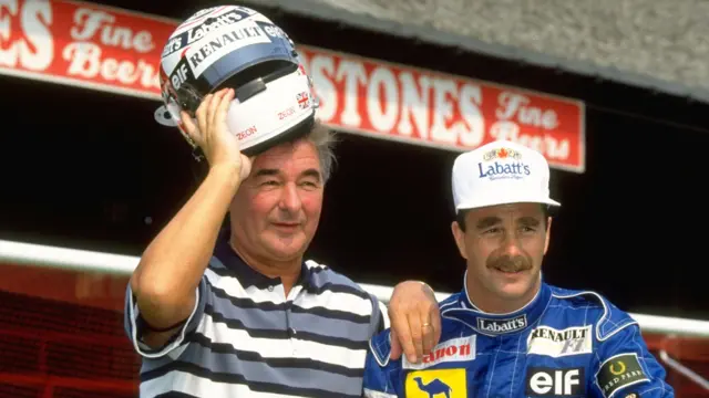 Brian Clough and Nigel Mansell