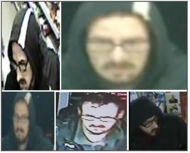 CCTV images from supermarkets in Sheffield