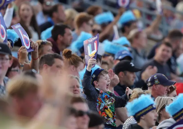 T20 fans celebrate