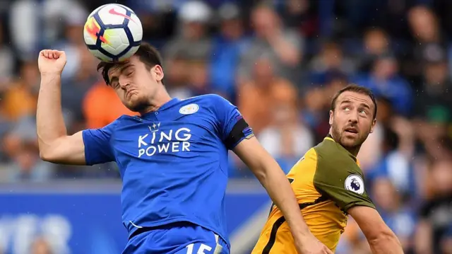 Harry Maguire and Glenn Murray