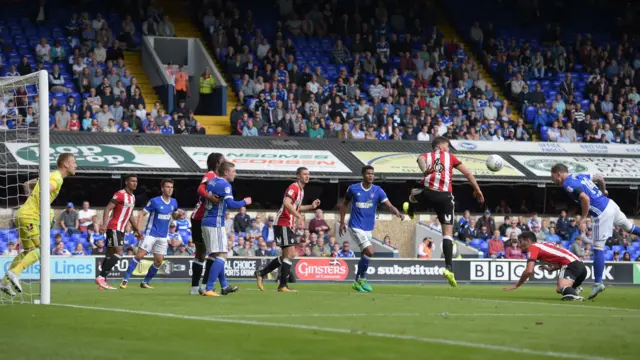 Joe Garner scores for Ipswich