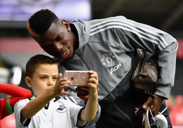 Pogba and fan