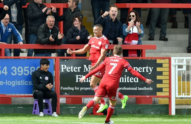 Accrington goal