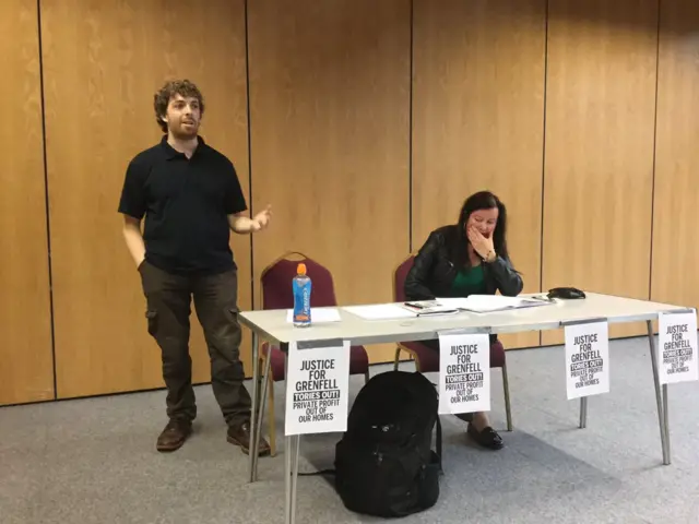 Speakers at a meeting about Coventry high rises after the Grenfell Tower disaster