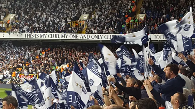 White Hart Lane flags