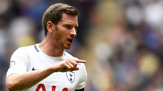 Tottenham's Jan Vertonghen