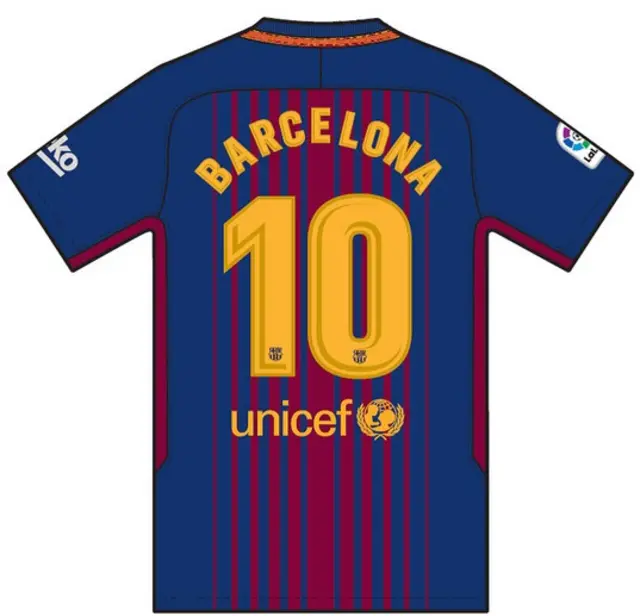 Barca's special kit for Sunday