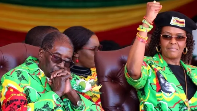 Robert and Grace Mugabe