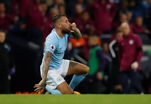 Manchester City's Otamendi