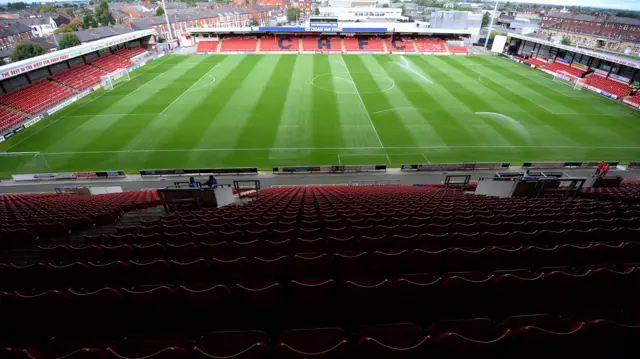 General view of Crewe Alexandra's ground