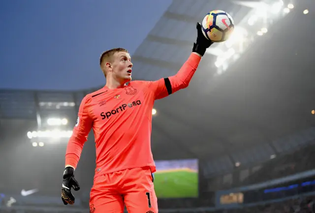 Everton's Jordan Pickford