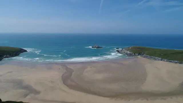 Crantock beach