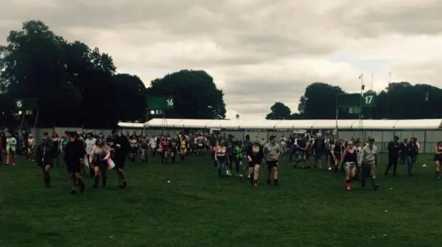 People at this year's V Festival