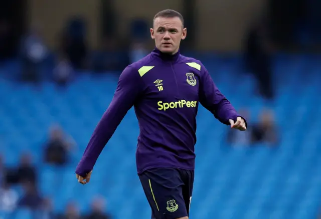 Everton's Wayne Rooney