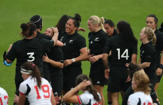 New Zealand team celebrate