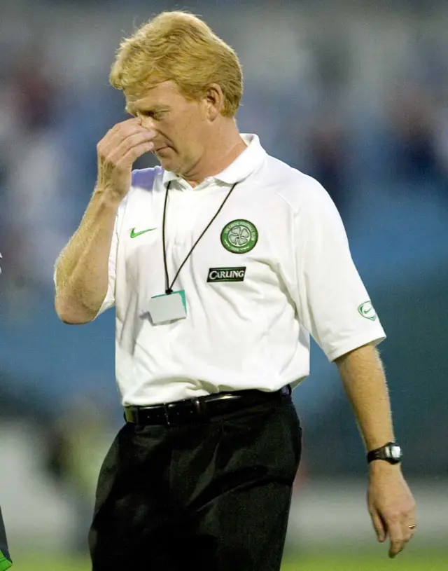 Gordon Strachan suffered an appalling debut for Celtic