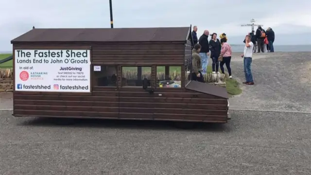 Fastest shed at John O'Groats