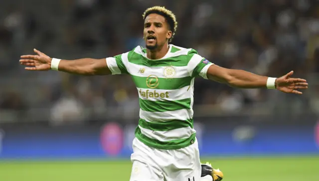 Scott Sinclair celebrates a stunning goal