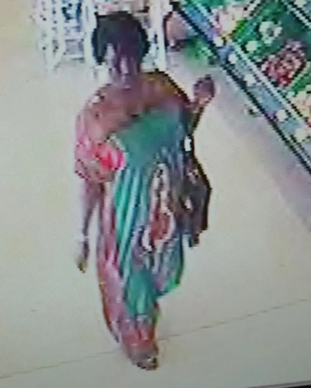 Woman in CCTV