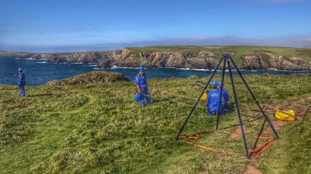 Porthcothan Bay rescue