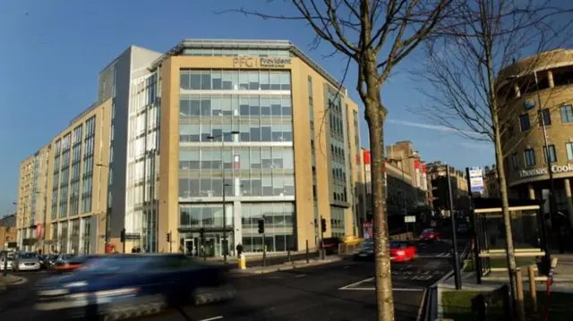 Provident Financial building in Bradford