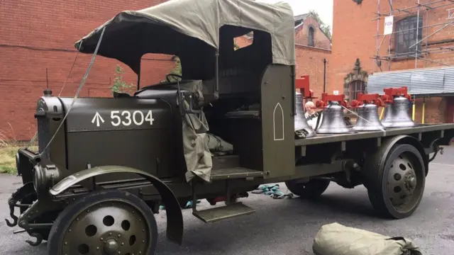 Bells on a truck