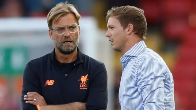 Julian Nagelsmann and Jurgen Klopp