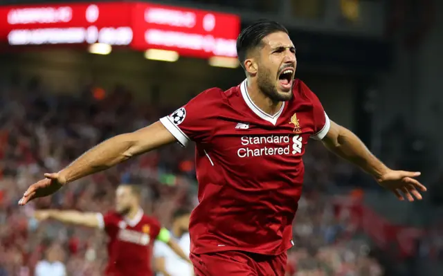 Emre Can celebrates