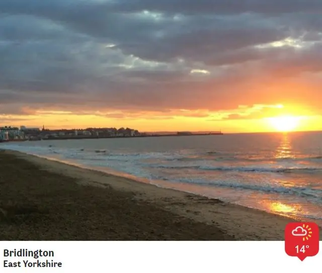 Sunrise in Bridlington