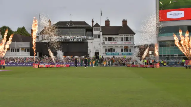 Trent Bridge fireworks