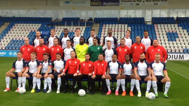 AFC Telford United team photo