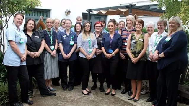 Leighton Hospital Macmillan team