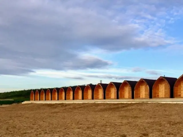 Bridlington beach huts