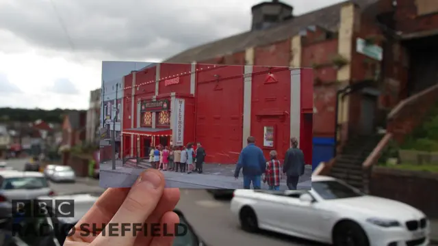Page Hall venue then and now