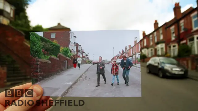 Page Hall street scene then and now