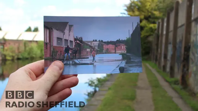 Sheffield and Tinsley Canal then and now