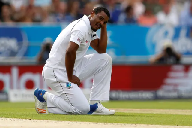 Shannon Gabriel looks dejected