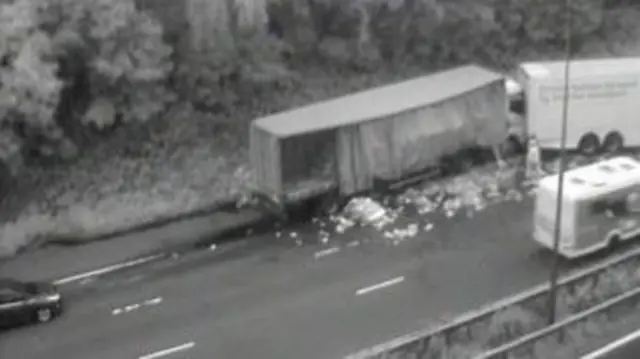 Crash on M6