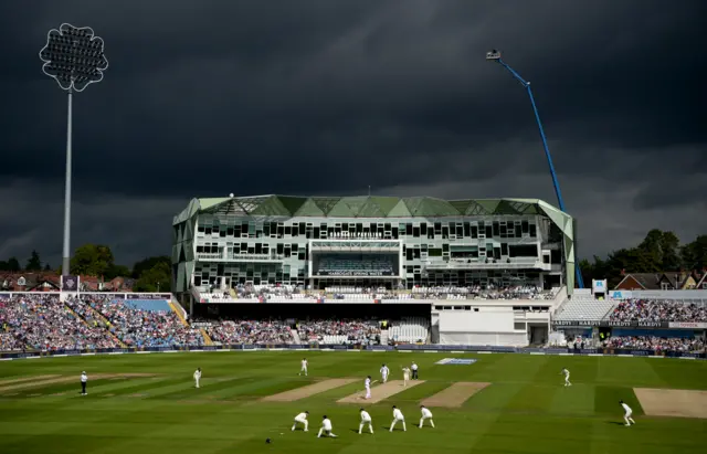 Dark clouds over Headingley