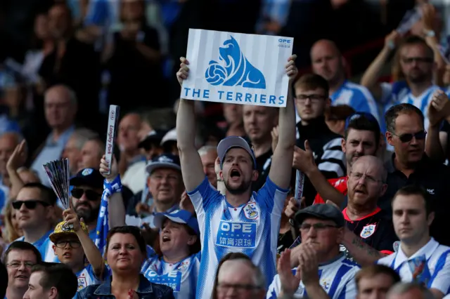 Huddersfield fans