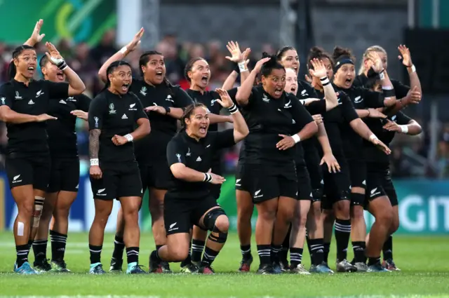 The New Zealand team mean business