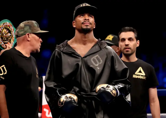 Badou Jack looks on