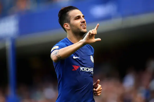 Chelsea's Cesc Fabregas