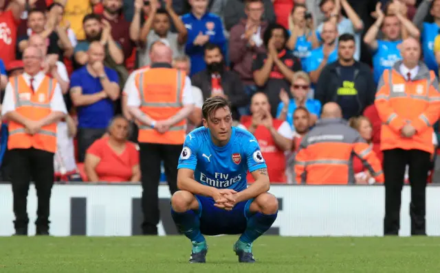 Arsenal's Mesut Ozil