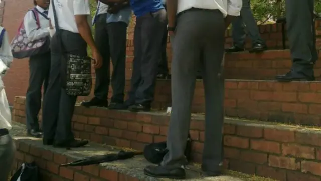 Pupils at the Pretoria school in 2011