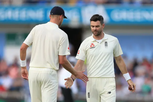 James Anderson and Stuart Broad