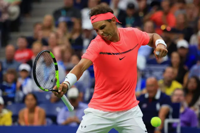 Rafael Nadal of Spain celebrates